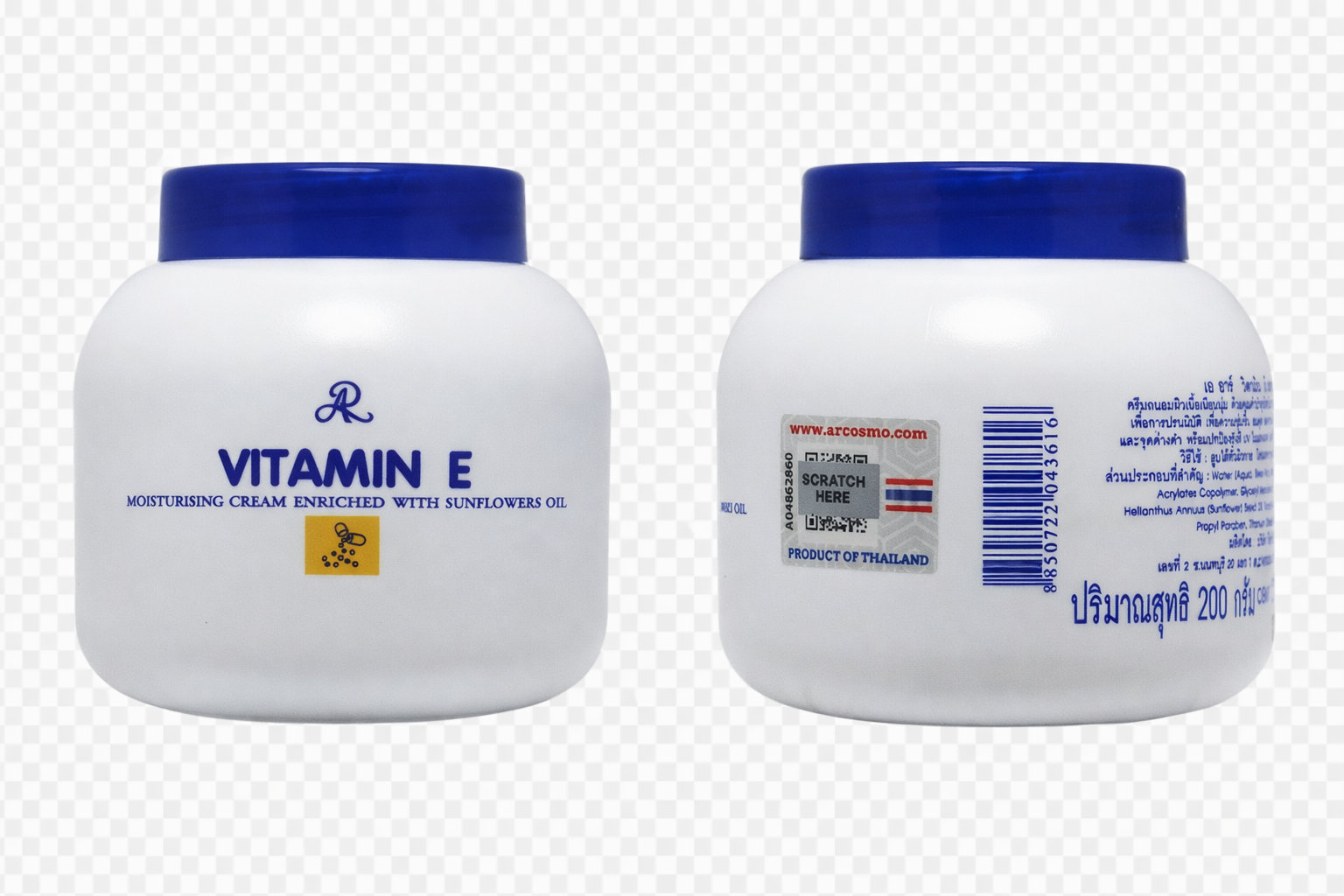 AR Vitamin E Moisturising Cream with Sunflower Oil – 200g